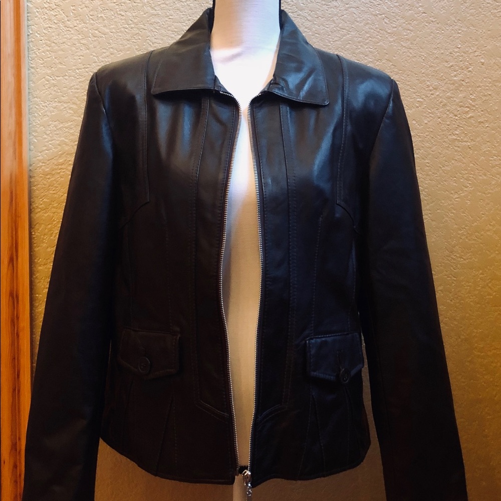 Brown Genuine Leather Jacket